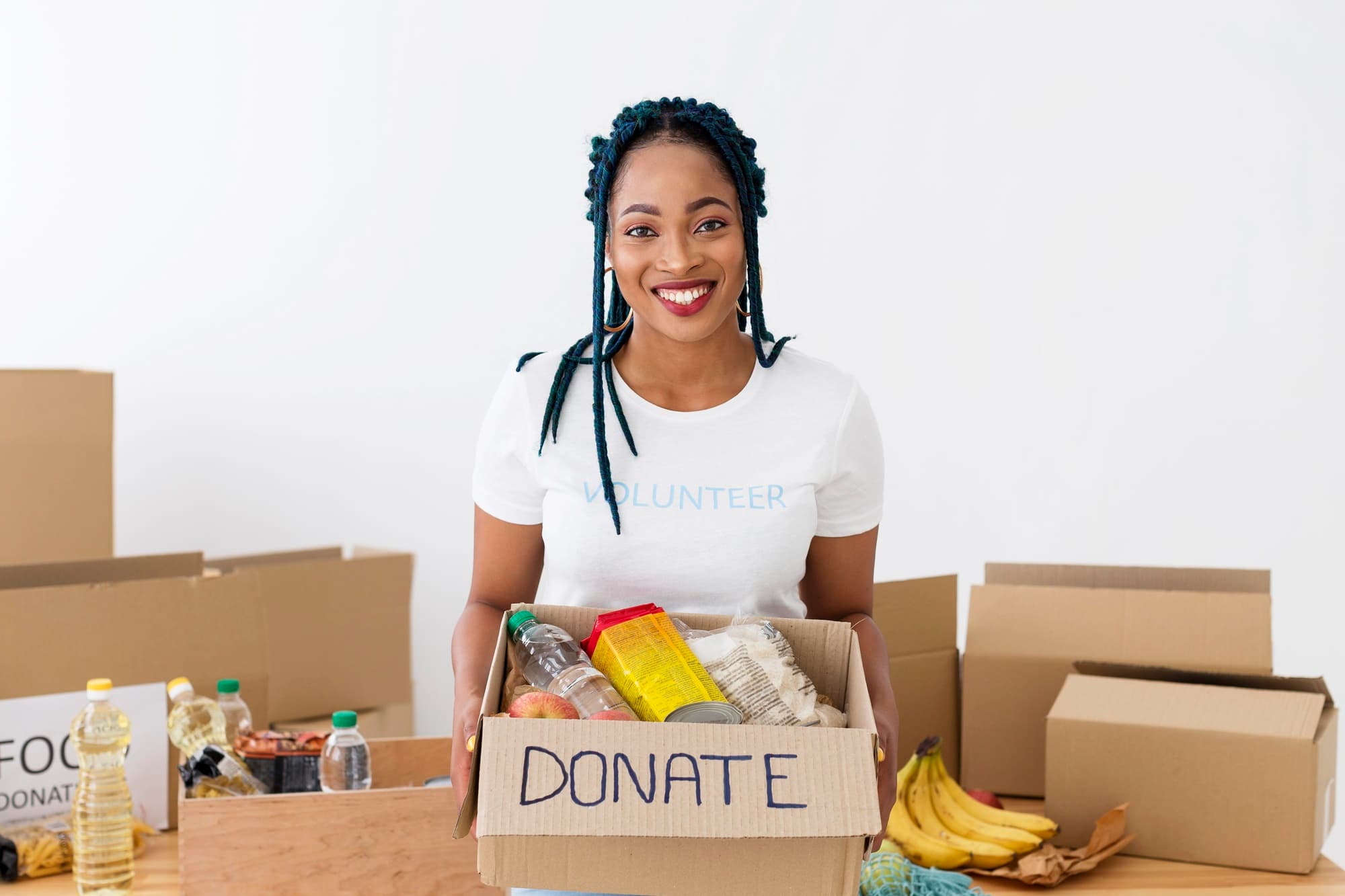 Volunteers supporting community programs