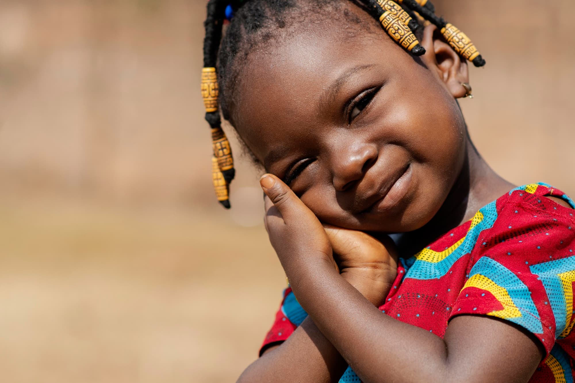 A child in Africa representing the communities we serve